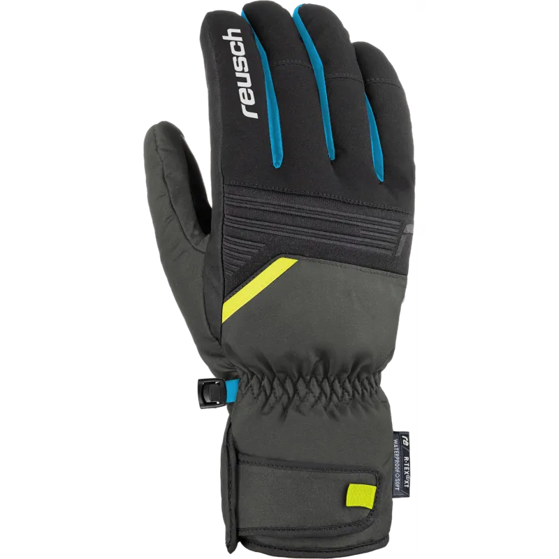 Reusch Bradley R-TEX® XT men's ski gloves – warm, waterproof, and comfortable. Perfect for carefree skiing in all weather conditions.